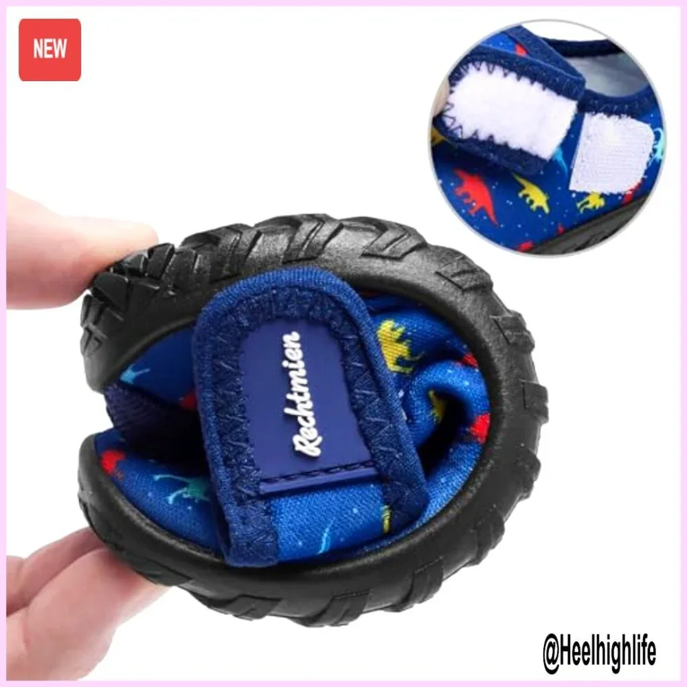 Toddler Water Shoes Quick Dry Non-Slip Lightweight Barefoot Beach Aqua